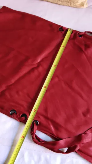 Vestido Zara Rojo vino Talla S