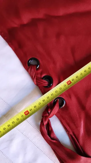 Vestido Zara Rojo vino Talla S