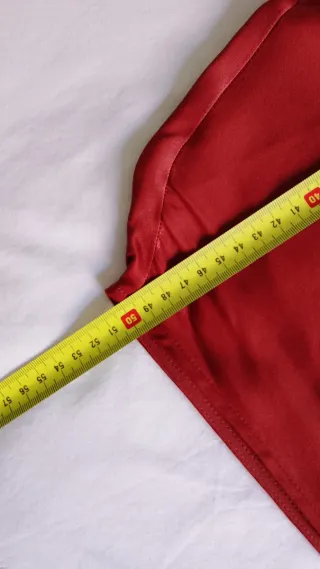 Vestido Zara Rojo vino Talla S