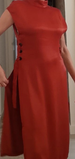 Vestido Zara , casaca muy original talla S