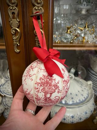Bola de Navidad Toile de Jouy