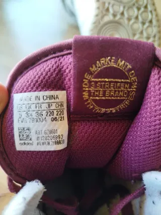 Zapatillas Adidas Forum Mid Blancas Morado