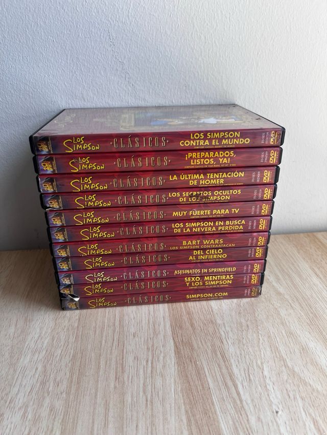 Lote DVDs Los Simpson Clásicos Español
