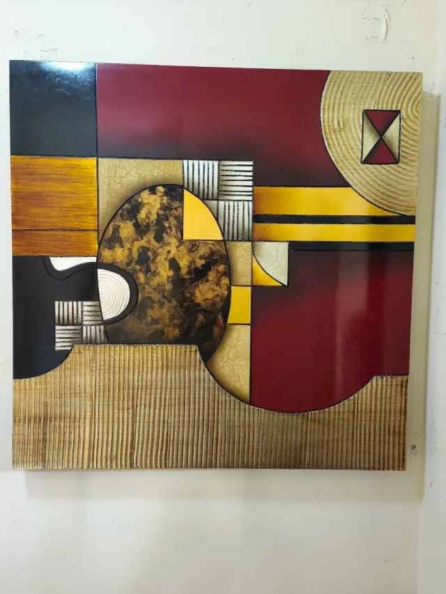 Vendo cuadro abstracto antiguo