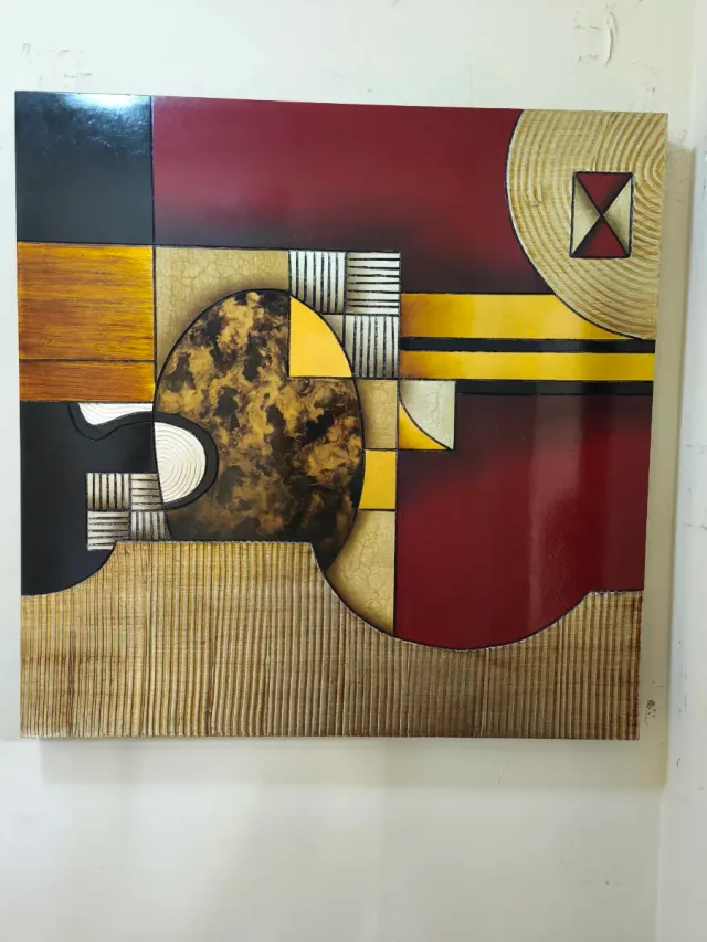 Vendo cuadro abstracto antiguo