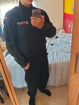 Chaqueta Moto Borleni Racing taya L con proteccion