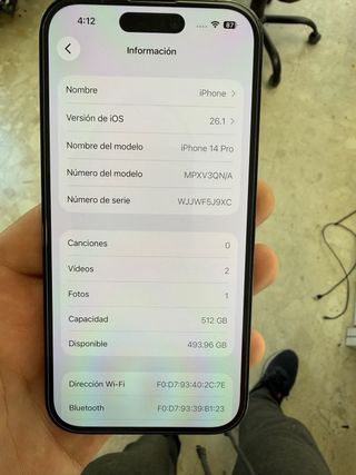 iPhone 14 Pro 512GB Negro