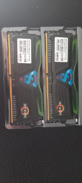 2x 4GB DDR4 GeIL RAM PC4-19200