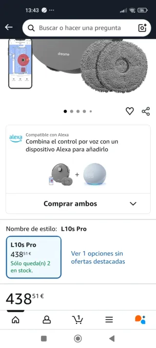 DreameBot L10s Pro Robot Aspirador y Mopa