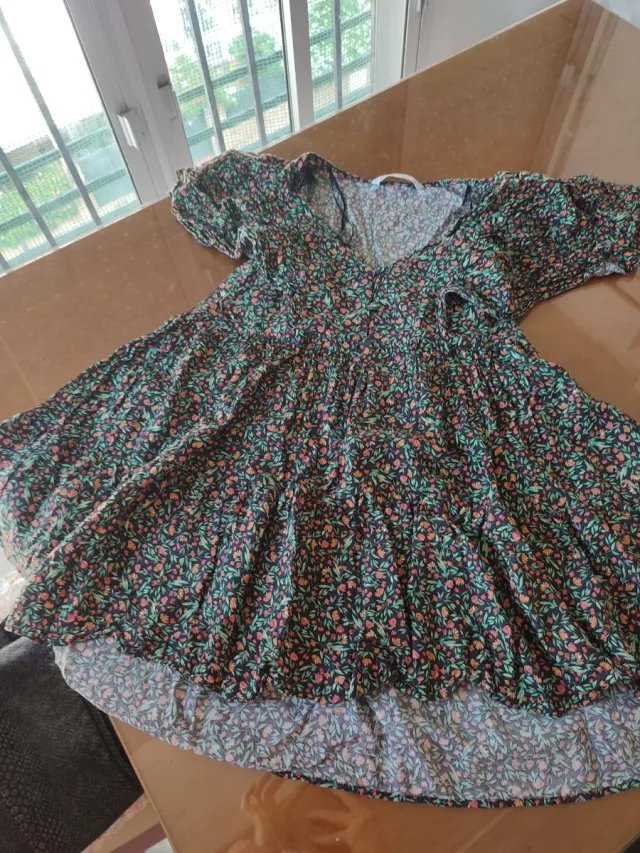 Vestido corto Zara estampado floral