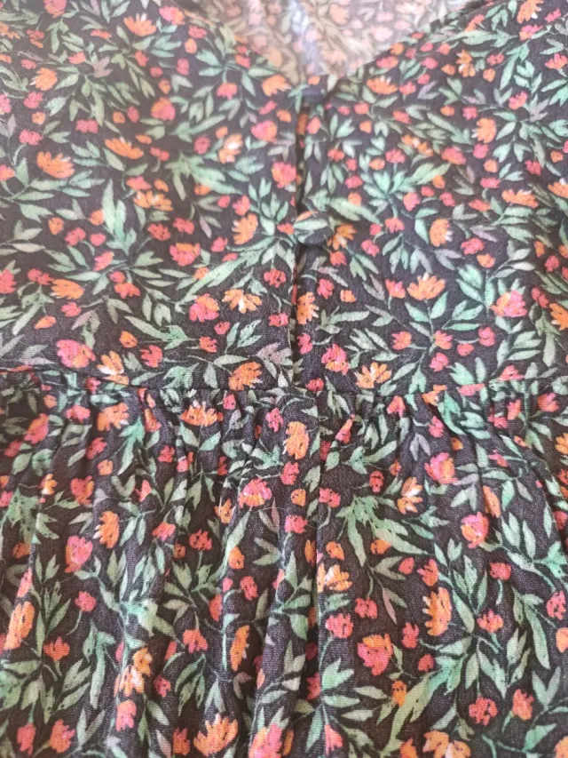 Vestido corto Zara estampado floral