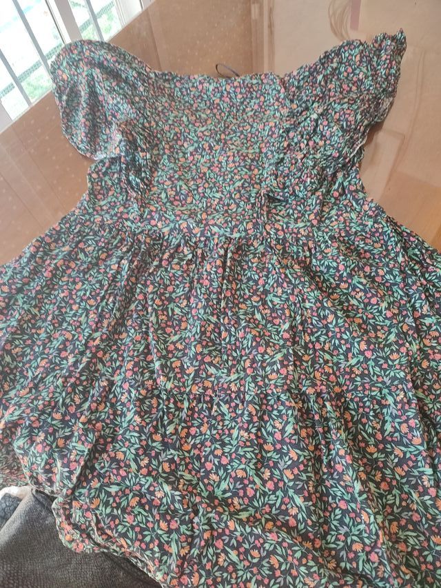 Vestido corto Zara estampado floral