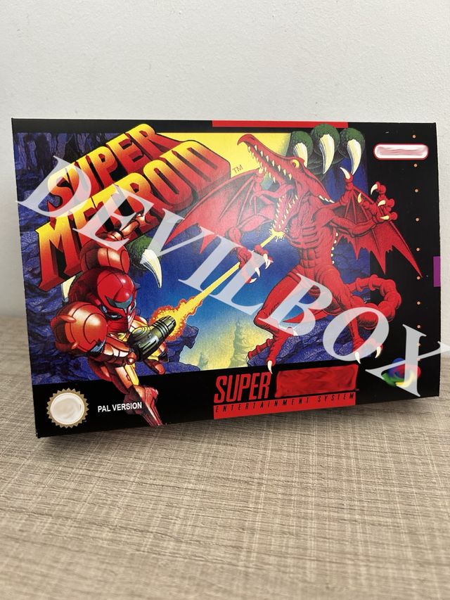 Caja Super Metroid PAL SNES
