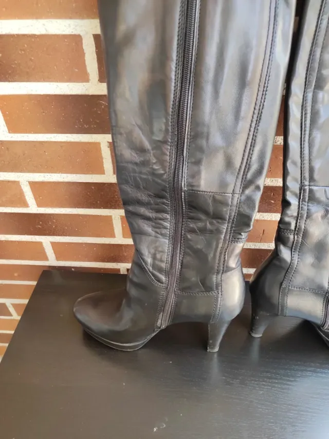 Botas altas piel mujer talla 37