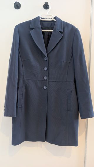 Americana larga azul