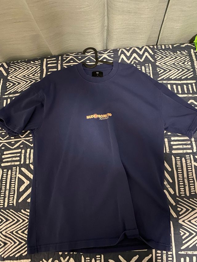 Camiseta Nude Project Oversize Azul Talla S