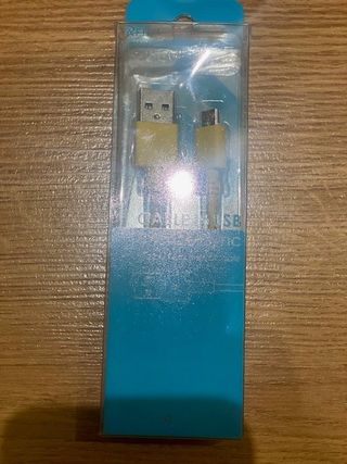 Cable USB a Micro USB Amarillo