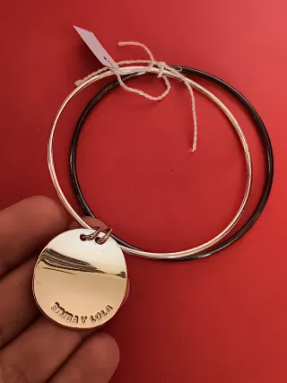 Pulseras Bimba y Lola Plata y Negro