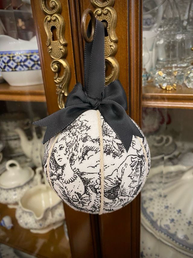 Bola de Navidad Toile de Jouy