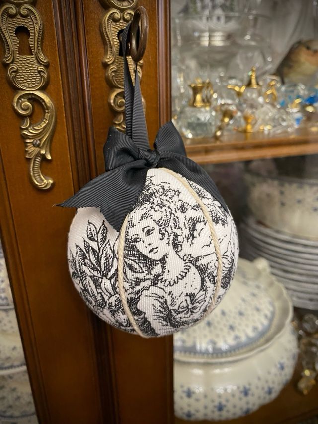 Bola de Navidad Toile de Jouy