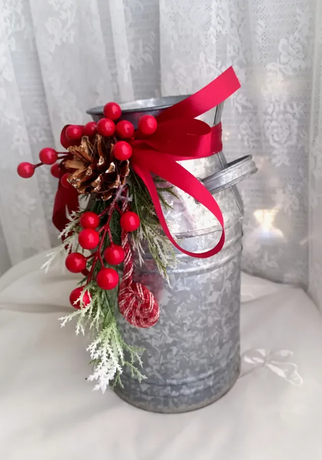 Lattiera Decorata Natale