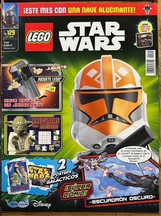 16 Revistas Lego Star Wars y una de Lego Marvel.