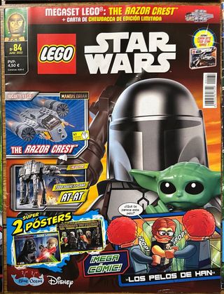 16 Revistas Lego Star Wars y una de Lego Marvel.