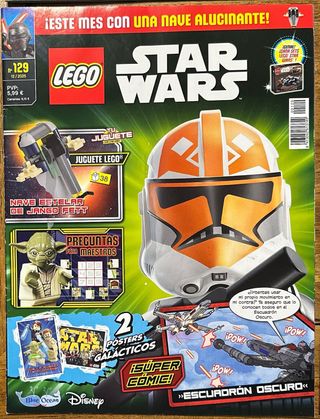 16 Revistas Lego Star Wars y una de Lego Marvel.