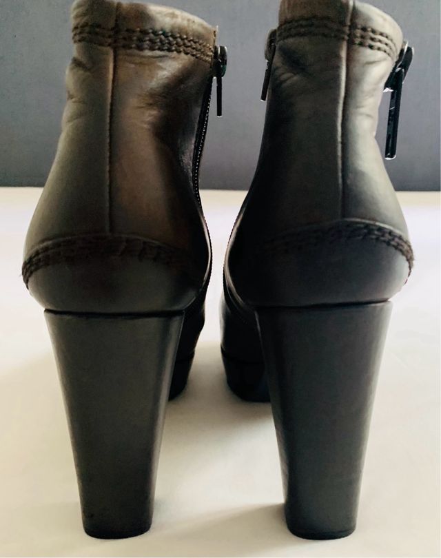 Botines Kennel & Schmenger Piel Tacón Plataforma