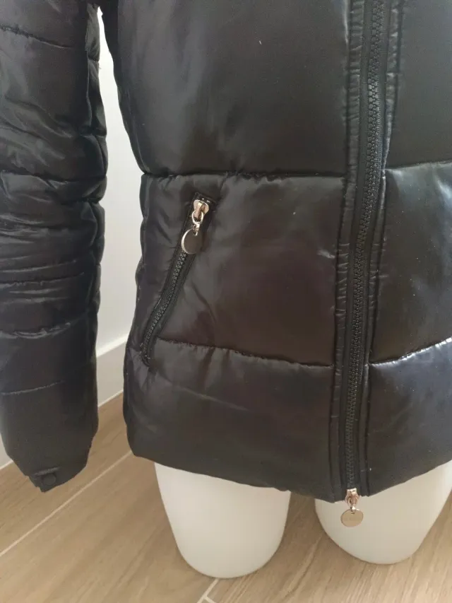 Cazadora de plumas negra 1967