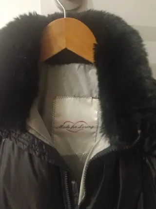 Cazadora de plumas negra 1967