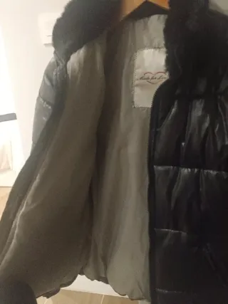 Cazadora de plumas negra 1967