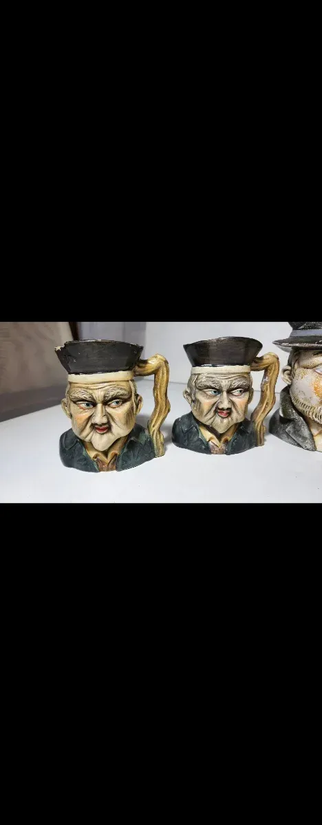 Lote 5 jarras estilo inglés vintage