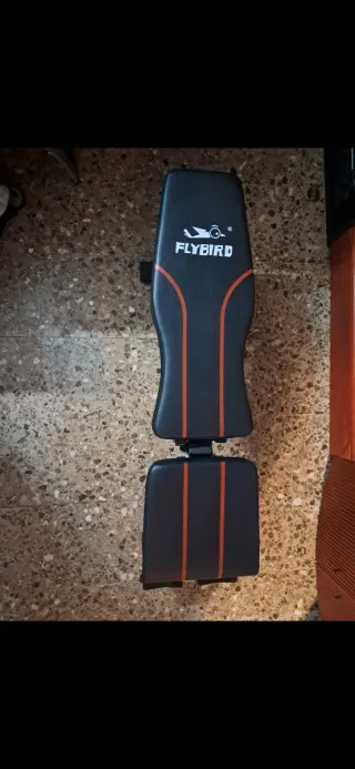 Banco de pesas y abdominales como nuevo