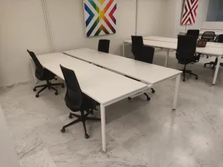 Mesa operativa multipuesto isla bench ACTIU (MB24)