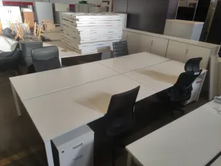 Mesa operativa multipuesto isla bench ACTIU (MB24)