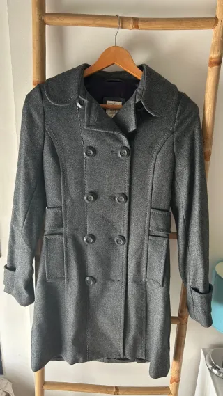 Abrigo nuevo gris antracita