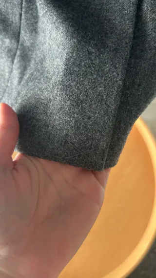 Abrigo nuevo gris antracita