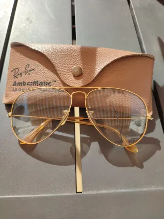 Gafas Ray-Ban Ambermatic Años 70