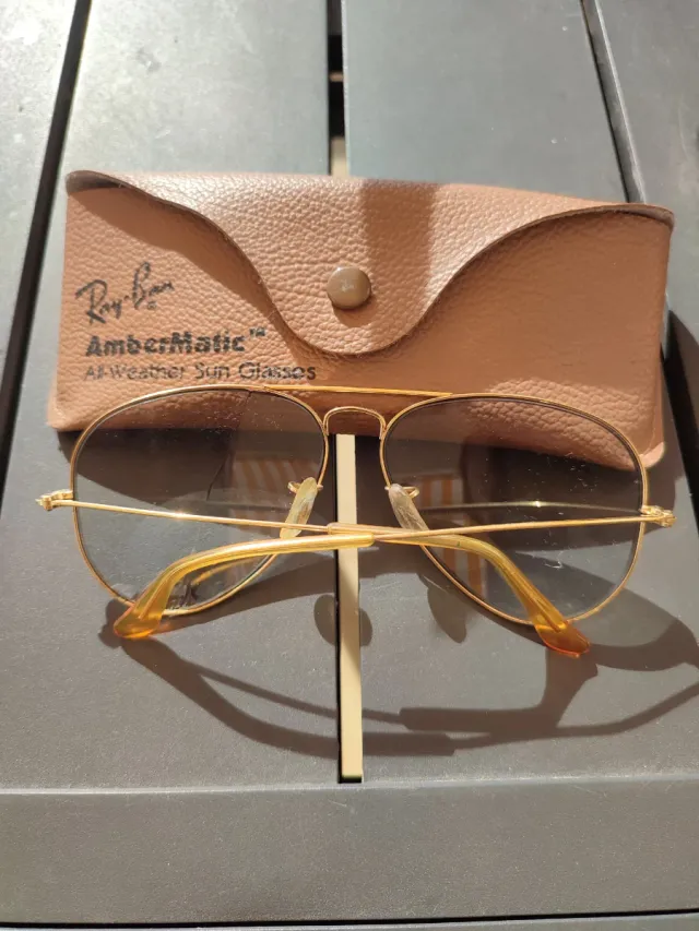 Gafas Ray-Ban Ambermatic Años 70