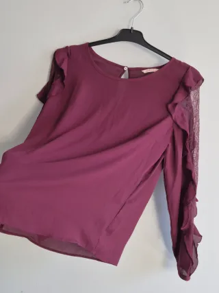 Blusa / Túnica Camaïeu – Color ciruela (violeta