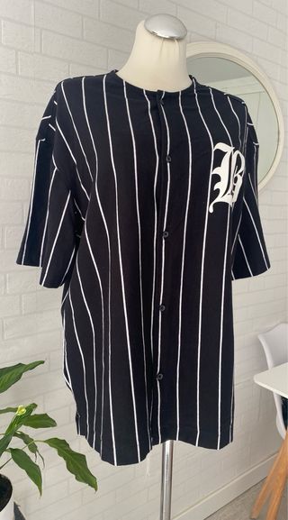 Camiseta Bershka Rayas Talla M