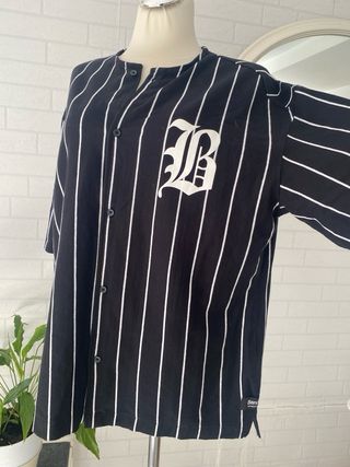 Camiseta Bershka Rayas Talla M