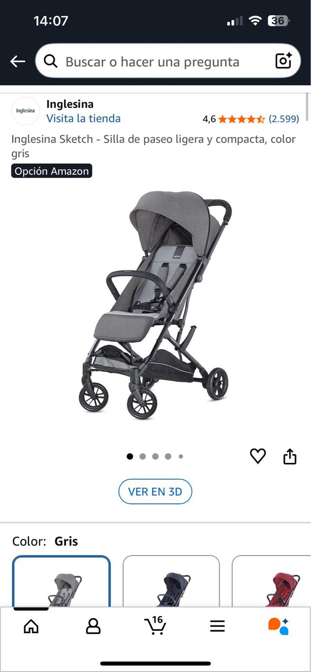 Passeggino Inglesina Sketch leggero