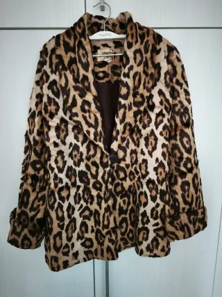 Chaqueta vintage estampado animal