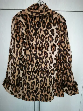 Chaqueta vintage estampado animal