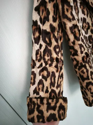 Chaqueta vintage estampado animal