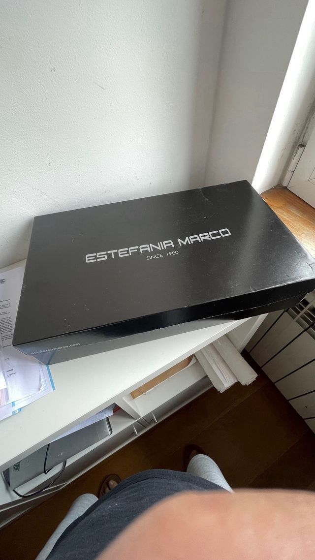 Botas altas piel mujer chocolate