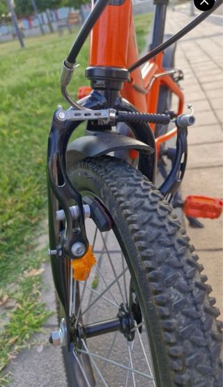 Bicicleta infantil naranja BTWIN