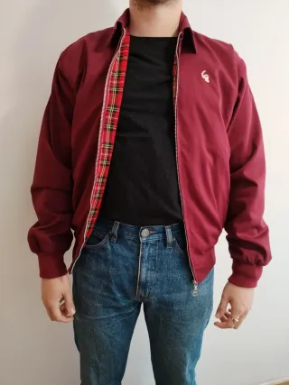 Chaqueta Harrington 198 Burdeos talla M